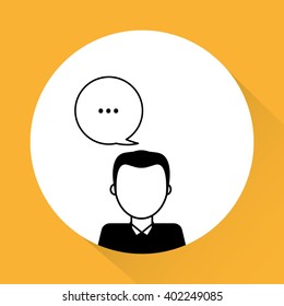 Man icon design , vector illustration