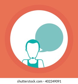 Man icon design , vector illustration