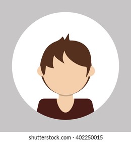 Man icon design , vector illustration
