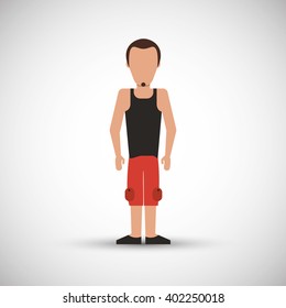 Man icon design , vector illustration