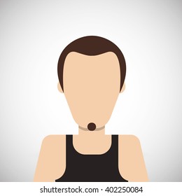 Man icon design , vector illustration