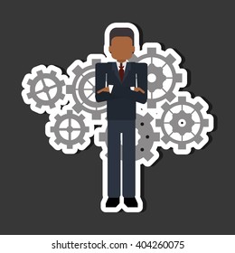 man icon design, vector illustration