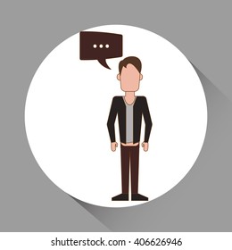 Man icon design , vector illustration