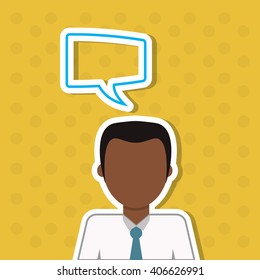 Man icon design , vector illustration