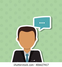 Man icon design , vector illustration