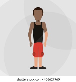 Man icon design , vector illustration