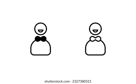 Man icon design with white background stock illustration