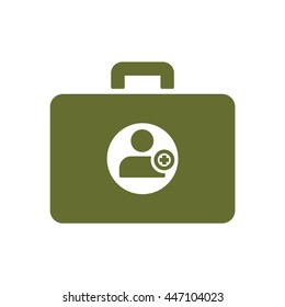 Man  icon. Flat design.