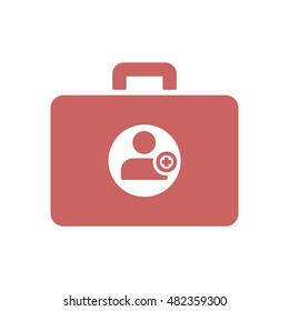 Man  icon. Flat design.