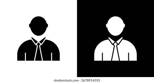 Ícone de homem design plano. Eps 10