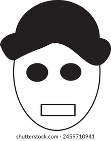 Man icon hut man eps sample man 