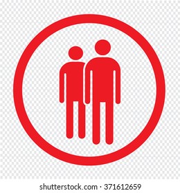 Man icon Illustration design