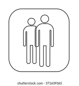 Man icon Illustration design