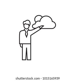 man icon illustration isolated vector sign symbol