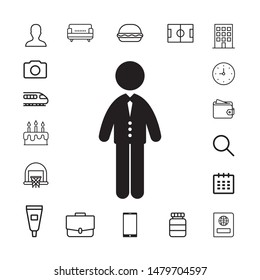 Man icon illustration isolated vector sign symbol