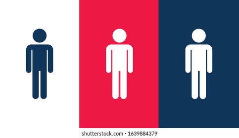 Man icon illustration isolated vector sign symbol