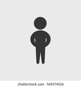 Man icon illustration isolated vector sign symbol
