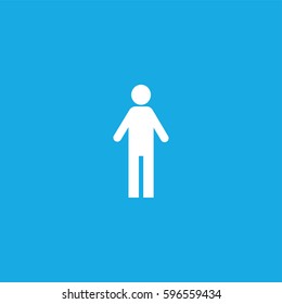 Man icon illustration isolated vector sign symbol