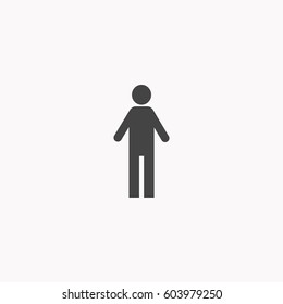 Man icon illustration isolated vector sign symbol