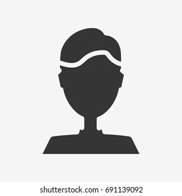 Man icon illustration isolated vector sign symbol