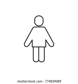 man icon illustration isolated vector sign symbol