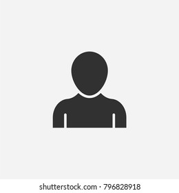Man icon illustration isolated vector sign symbol