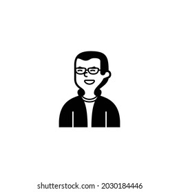 Man Icon Isolated On White Background