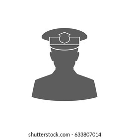 Man icon isolated vector