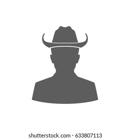 Man icon isolated vector