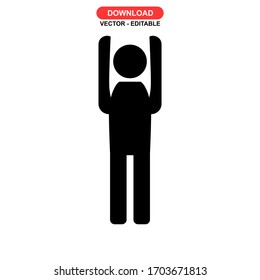 man icon or logo isolated sign symbol vector illustration - high quality black style vector icons
