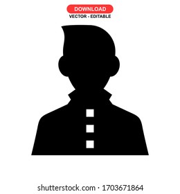 man icon or logo isolated sign symbol vector illustration - high quality black style vector icons
