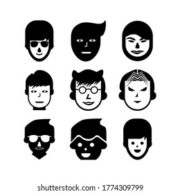 man icon or logo isolated sign symbol vector illustration - Collection of high quality black style vector icons
