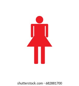 Man icon on white background