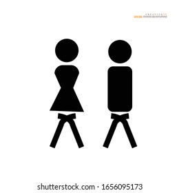 Icono de manual en fondo blanco.ilustración vectorial.