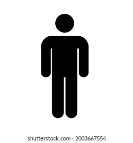 Man icon People in motion active lifestyle sign
