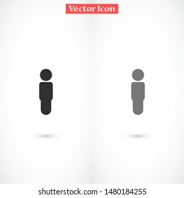 Man icon people. Man icon vector. Man icon Simple flat symbol. Man icon male human symbol Logo template
