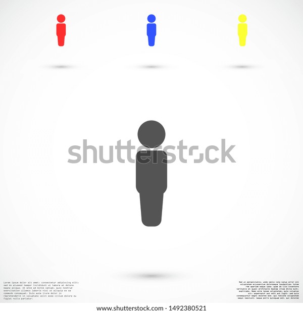 Man Icon People Man Icon Vector: เวกเตอร์สต็อก (ปลอดค่าลิขสิทธิ์ ...