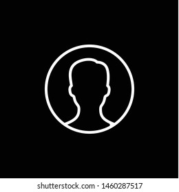 man icon. perfect human icon. modern symbol. person,handsome man icon. website and mobile apps. white background. EPS 10, Premium.