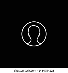 man icon. perfect human icon. modern symbol. person,handsome man icon. website and mobile apps. white background. EPS 10, 