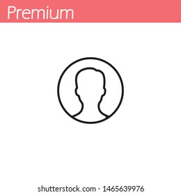man icon. perfect human icon. modern symbol. person,handsome man icon. website and mobile apps. white background. EPS 10, Premium.