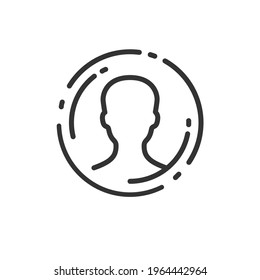 Man icon , person icon. Mobile Contact icon