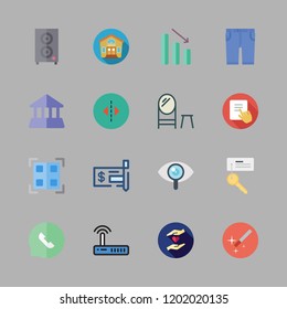 man icon set. vector set about bank, magic wand, charity and visibility icons set.