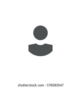 man icon. sign design