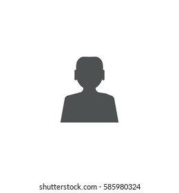 man icon. sign design
