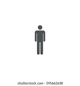 man icon. sign design
