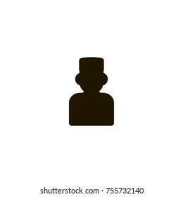 man icon. sign design