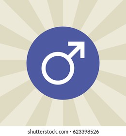 man icon. sign design. gradient background