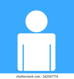 Man  icon sign vector illustration