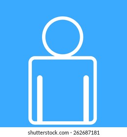 Man  icon sign vector illustration