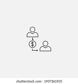 Symbol für den Menschen, Vektorsymbol, Symbol, Logo-Illustration für Web und Mobile